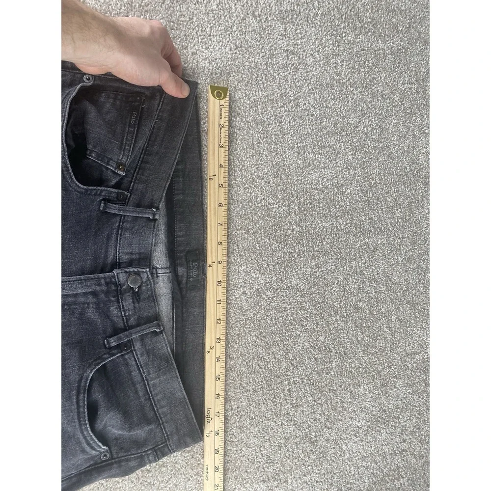 Polo Ralph Lauren Prospect Jeans Black Mens 36x31 Straight Cotton Stretch Skater